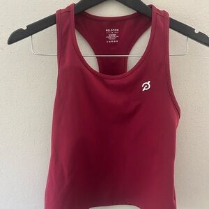 Peloton Burgundy Athletic Tank